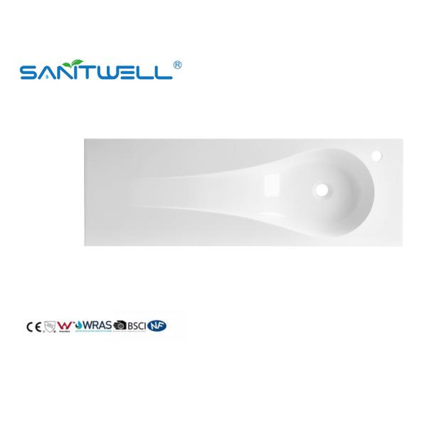 Quality Special Design SW6041-1095 New Model Right Single Hole Stone Basins Rectangle Shape Cabinet Sinks wholesale