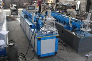 China 1mm Steel Galvanized Delta Roller Shutter Door Roll Forming Machine on sale