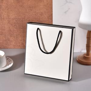 Durable Two Piece Gift Box And Gift Bag Set For Premium Packaging Eco Friendly