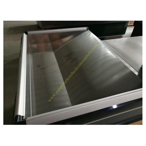 Automatic Cashier Checkout Counter With Conveyor Belt / Walmart Cash Counter