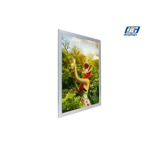 Silver Thin Snap Frame Back Lit LGP Panel Light Box Wall Mounting Energy Saving