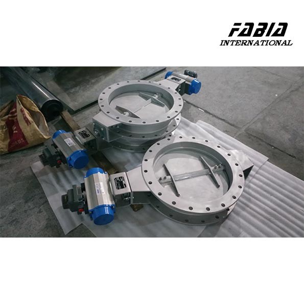 FB-D-73 Series Pneumatic Denitrification Flue Gas Valve Low Friction Zero