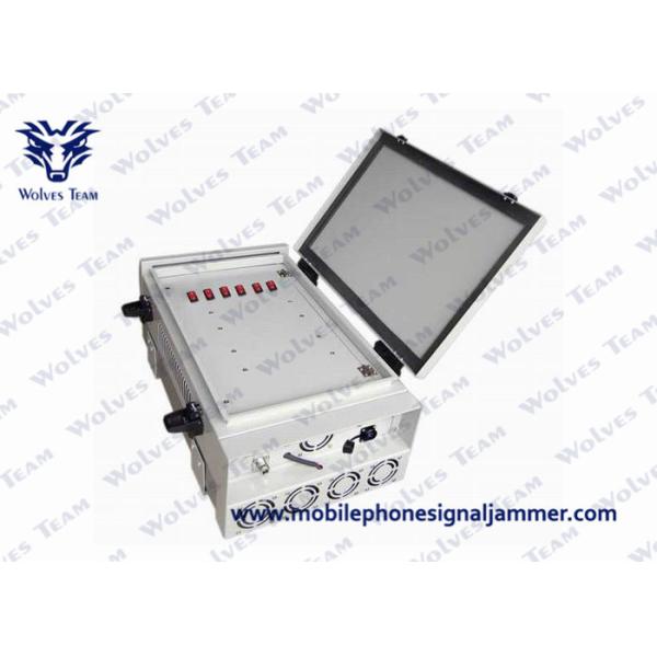 6 Bands Waterproof Prison Jammer Work for Signals Of Cell Phone WIFI GPS Drone