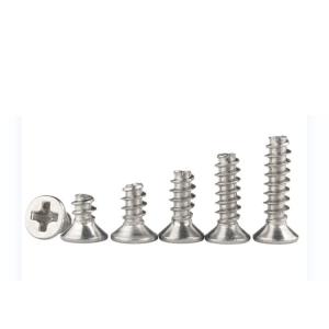 OEM Supported Stainless Steel M3.5 Metric Thread Black Self Tapping Screw with