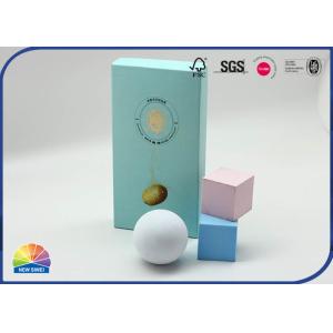 Mint Green Pantone Color Paper Gift Box Matte Lamination Customized With