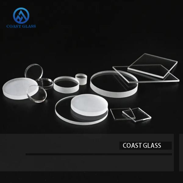 Quality Fused Silica Window Circular Transparent Quartz Glass Plate With Step wholesale