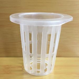 Clear 2 Inch Hydroponic System Plastic Mesh Basket Nursery Net Pot For NFT Plant