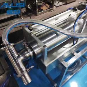 Horizontal Pneumatic Piston Filler Viscous Liquid Semi Automatic Filling Machine