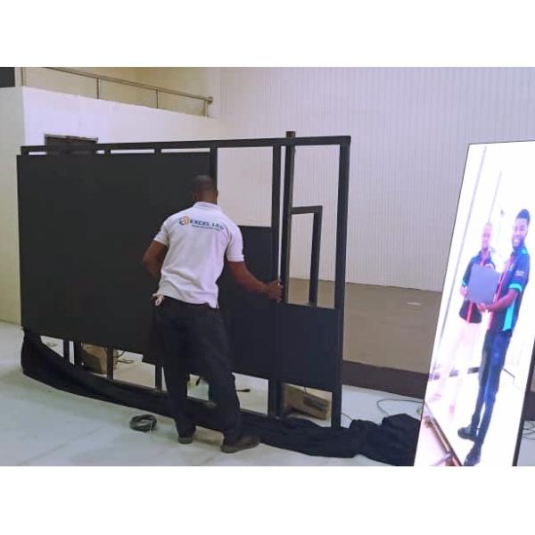 Quality 65536dots/m2 P3.91mm 500X500mm Indoor LED Video Wall wholesale