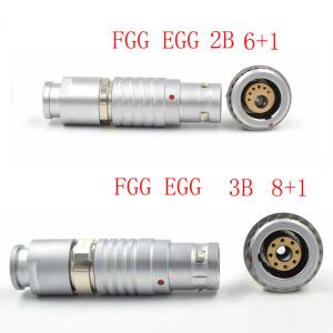 FGG EGG 2B 6 Pin Plus 1 Way Push Pull Self-lock Plug Socket Electrical Pneumatic
