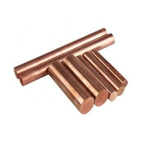 High purity Diameter 3mm H65 H63 H68 Red Copper Round Bar For Welding Fixtures,