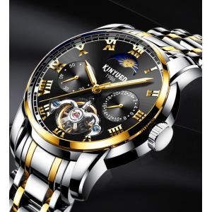 Black Dial Skeleton Mechanical Watch Automatic Mechanical Watch