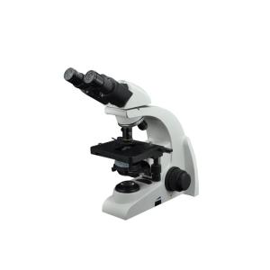 6V 20W Laboratory Biological Microscope 40-1000X Magnification White Black