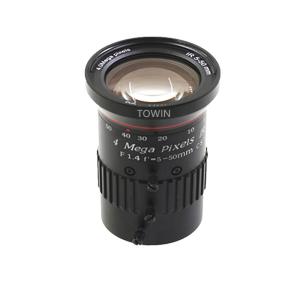 1/2.7" vari-focal 5-50mm F1.4 Megapixel CS mount IR corrected lens, manual iris