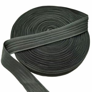Striped Polyester Elastic Fashion Custom Good Quality Woven Stretch Webbing for