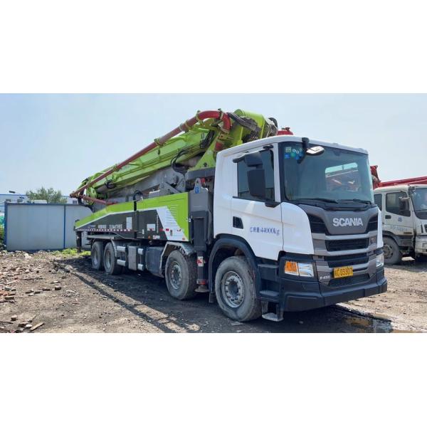 Semi-Dry Shotcrete Ready-Mix Concrete Pump Truck with Zoomlion 56meter Used Pump Offer