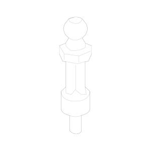 LR025916 Engine Cover Stud For Land Rover Range Rover Evoque Discovery Sport