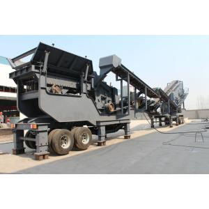 Portable Wheel Limestone Crushing Plant Gold Recovery Movable Stone Crusher