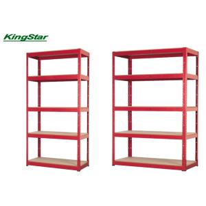 Red Color 5tier layers Boltless heavy duty boltless Storage Shelf Racking