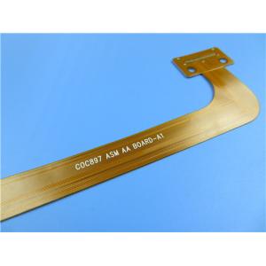 Multilayer Flexible Printed Circuit (FPC) 4-layer Flex PCB with 0.25mm Thick and