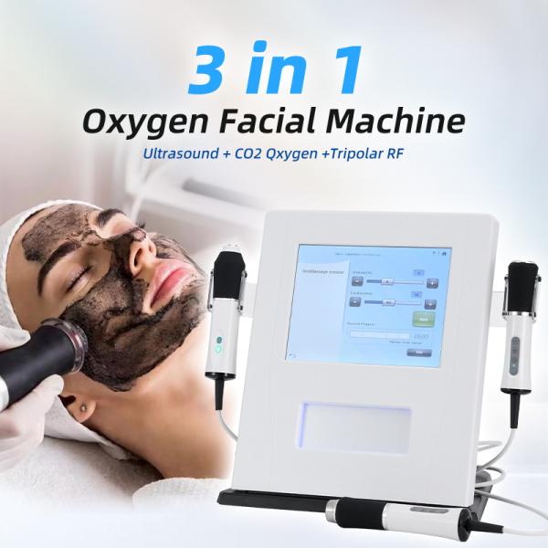 3 In 1 Oxygen Facial Machine U Rf Co2 Bubble Oxygenation Skin Tightening 3 In 1