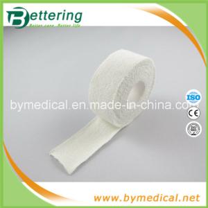 Cheap 2.5cm white colour 100% cotton elastic adhesive bandage thumb tape for sale