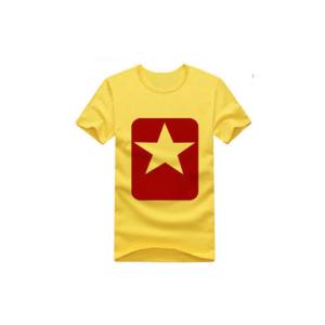 Various Colors Casual T - Shirts Classic Double Pressure Close Stitching Hem