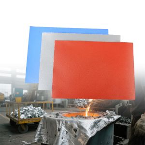 Fire Resistant Barrier Silicone Coated Fiberglass Fabric with Temperature