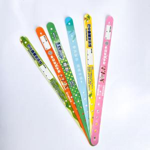 Round Edge PVC Wristbands for Advertising and Event Access Control Customizable