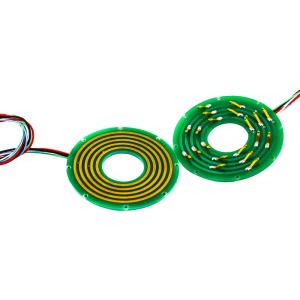 Small Slip Ring of Flat Type Routing 5A with 2 Circuits