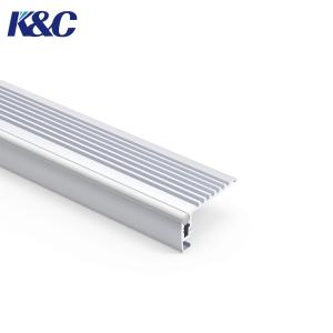 China 6063 Aluminum LED Step Light Profile 43.37x22.5mm with PC Diffuser on sale