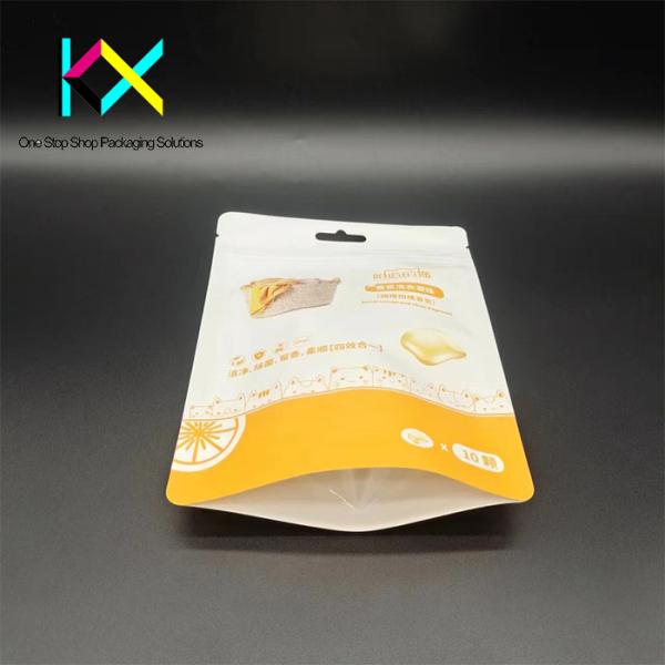 Laundry Pods Commodity Packaging Mylar Ziplock Bag Digital Printing