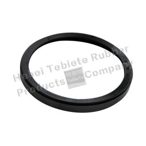 China High Sealing Efficiency Rubber Oil Seal 68x80x8mm For Truck Half Steel Half Rubber NBR Material on sale
