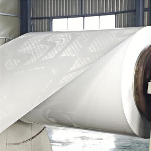 China Alloy3105 0.022 x 12inch White / White Color Flshing Roll Colored Coating Aluminum Trim Coil For Aluminum Ribbed on sale