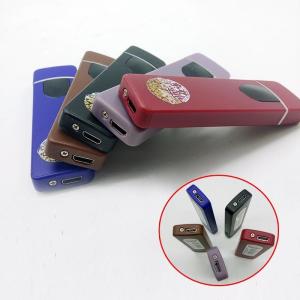 Customization USB Rechargeable Plastic Windproof Electric Fingerprint Piezo