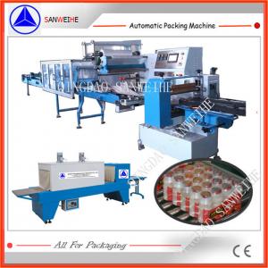 China SWSF 800 Shrink Wrap Packing Machine Collective Bottles Auto Shrink Wrapping Machine on sale
