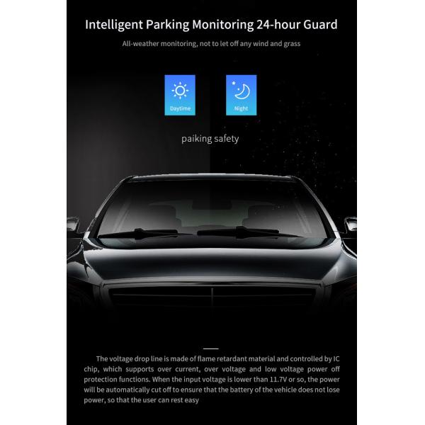 IPS Screen Car Driving Recorder Camera Mirror Dash Cam 9.66 Inch 128GB