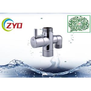 1/2MX3/4MX3/4F Shower Room Accessory Brass Chrome Plated Three Way T-adapter