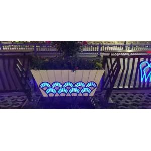 Solar Guardrail Metal Sheet Rectangular Steel Large Planter Box