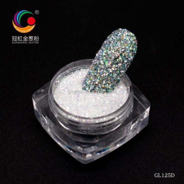 Bulk Polyester Iridescent Rainbow Confetti Glitter Hexagonal Sequins
