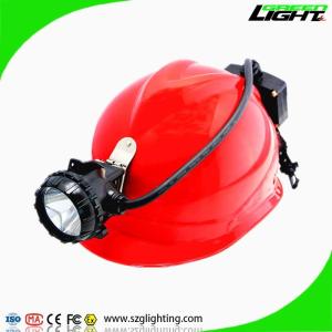 GLS12-A Semi Corded Led Miners Cap Lamp 15000 Lux High Brightness With Rear