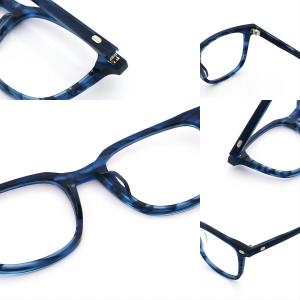 Adjustable Temple Handmade Acetate Optical Glasses Frames MR 98018