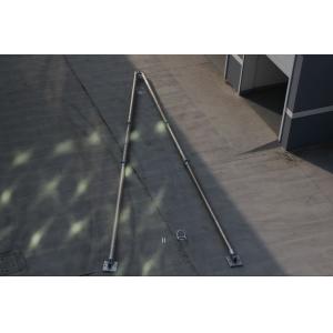 A Shape Aluminum Extension Pole Tubular Electric Power Gin Pole 17 - 30KN