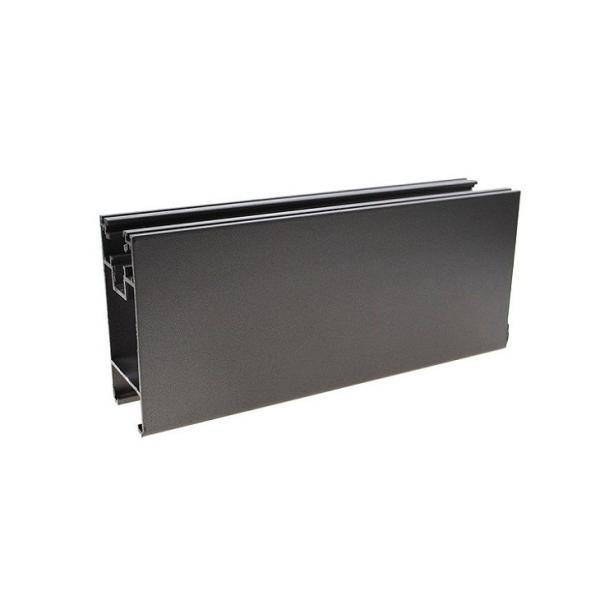 Quality 6063 Shiny Grey Powder Coated Aluminium Extrusions For Building wholesale