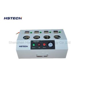 Automated 4 Tank Solder Paste Machine PLC Control Warm Up Time Checking Auto
