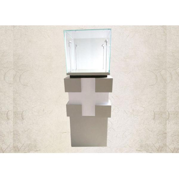 Multi Functional Custom Glass Display Cases Fully Assembled Structure For
