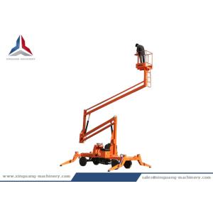 Diesel Power Mobile Crank Arm Lift Platform with 10m Working Height