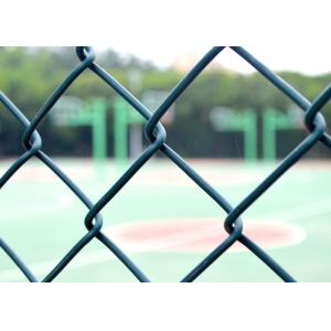 6 Ft Chain Link Yard Fencing , Low Carbon Iron Wire Sports Fence
