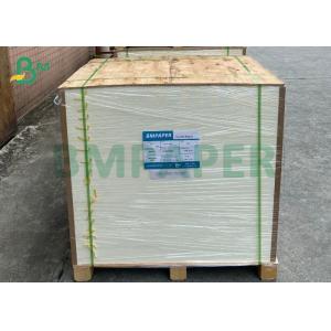 China High Bulk Bleached C1S Art Paper 295gsm 325gsm SBS 1 SIDE Board 635 * 965mm on sale