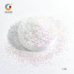 Solvent Resistance Chunky Rainbow Glitter Gold Red Iridescent Square For Crafts